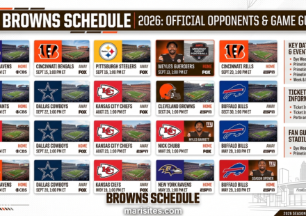 browns schedule